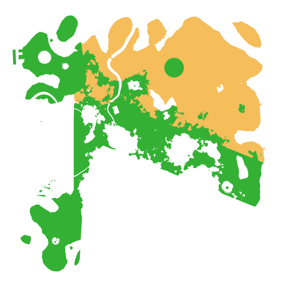 Biome Rust Map: Procedural Map, Size: 4000, Seed: 12801070