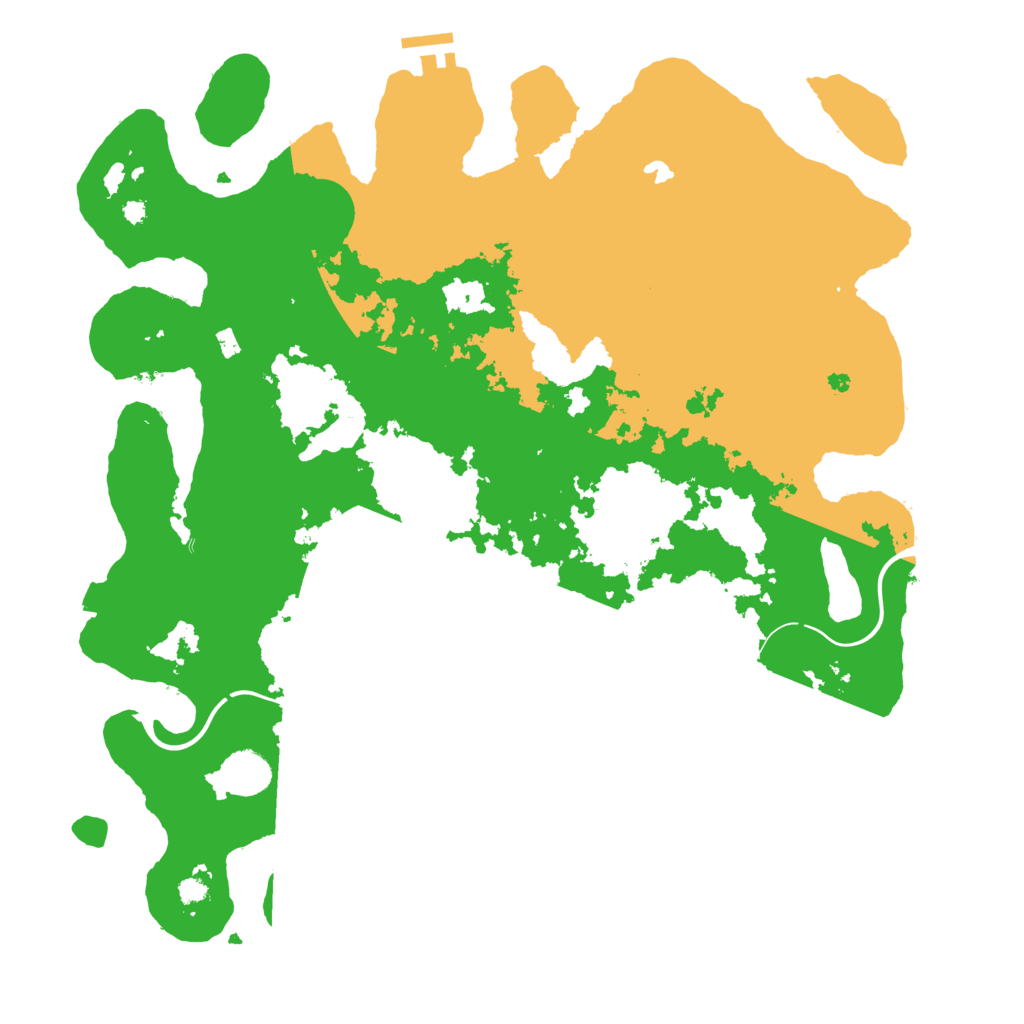 Biome Rust Map: Procedural Map, Size: 4000, Seed: 12801070