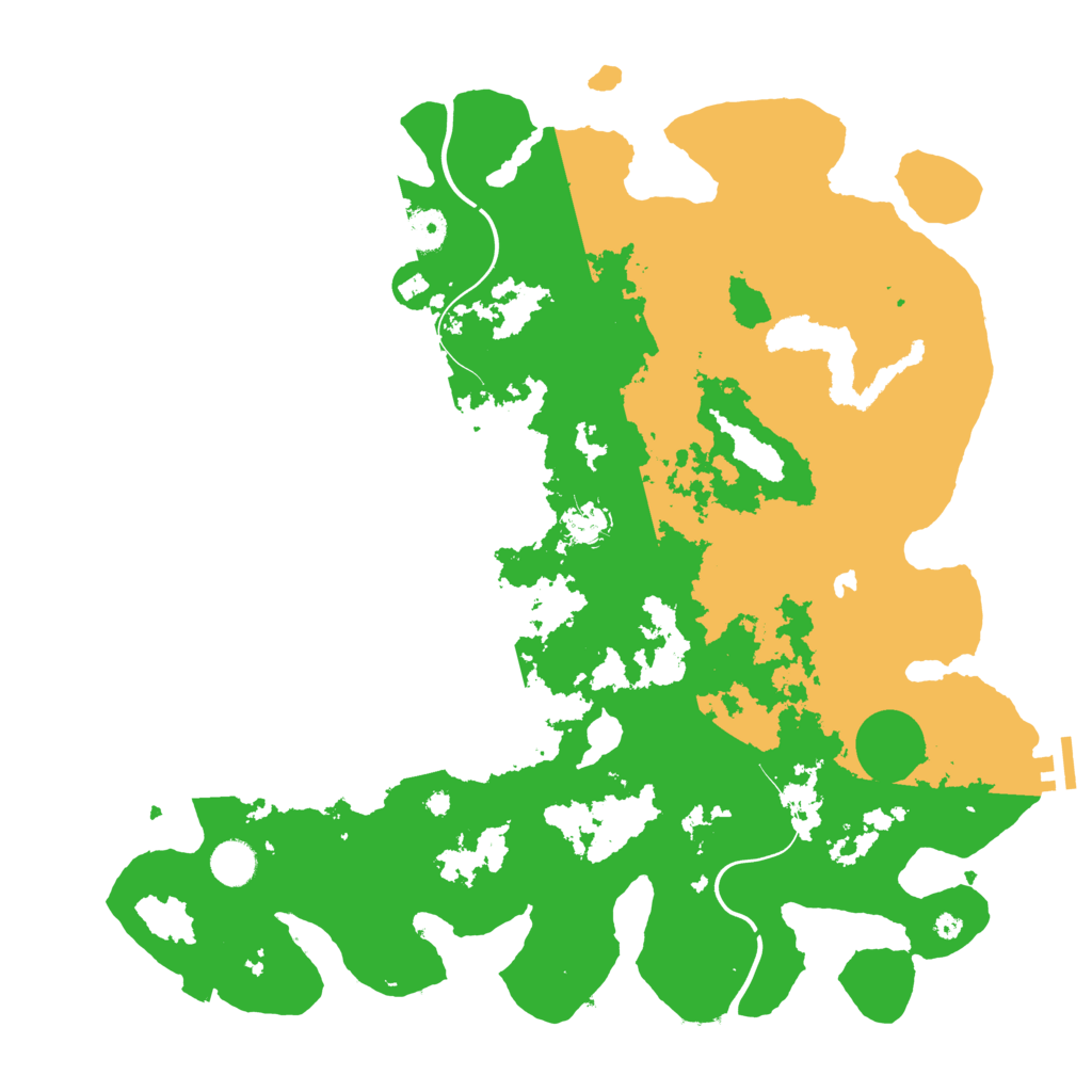 Biome Rust Map: Procedural Map, Size: 4200, Seed: 1279163124