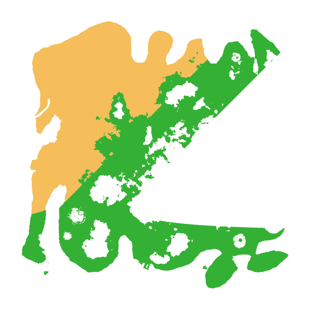 Biome Rust Map: Procedural Map, Size: 3500, Seed: 436986550