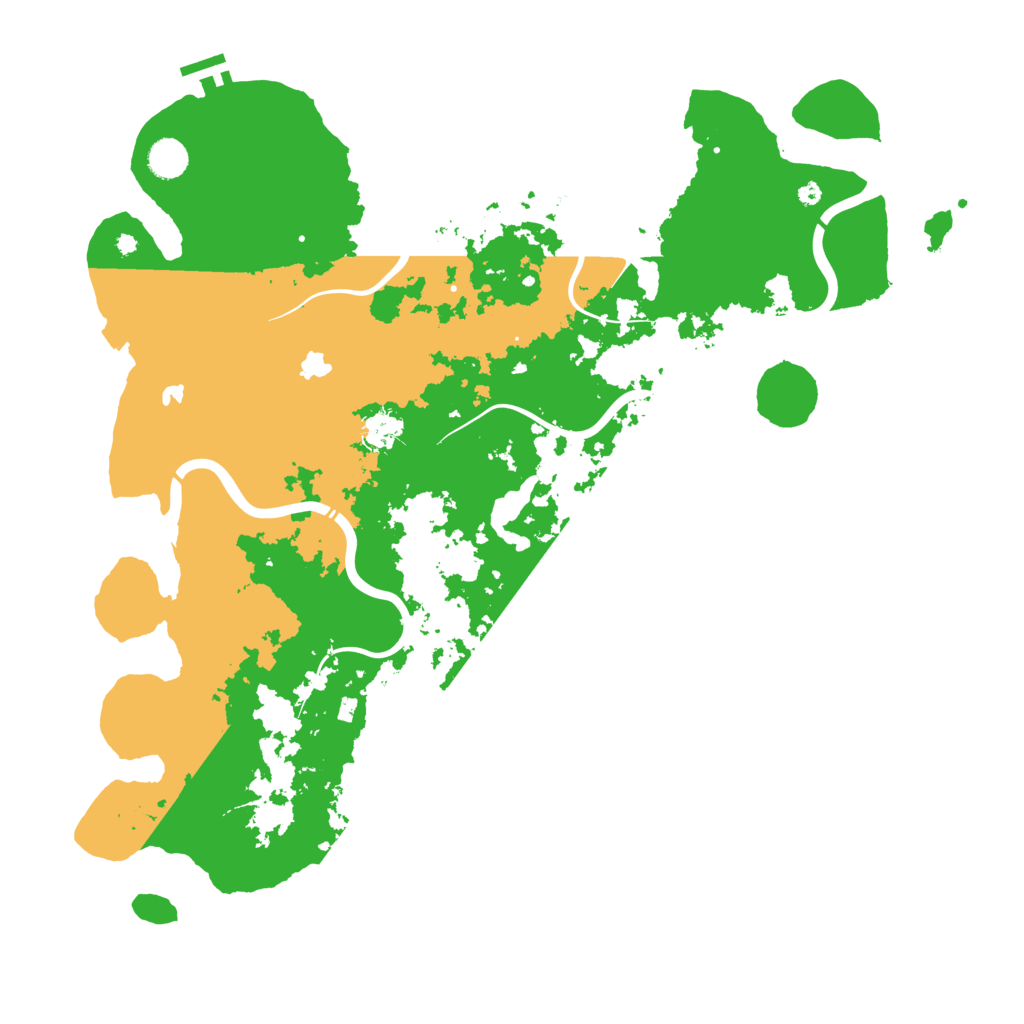 Biome Rust Map: Procedural Map, Size: 4500, Seed: 1603452611