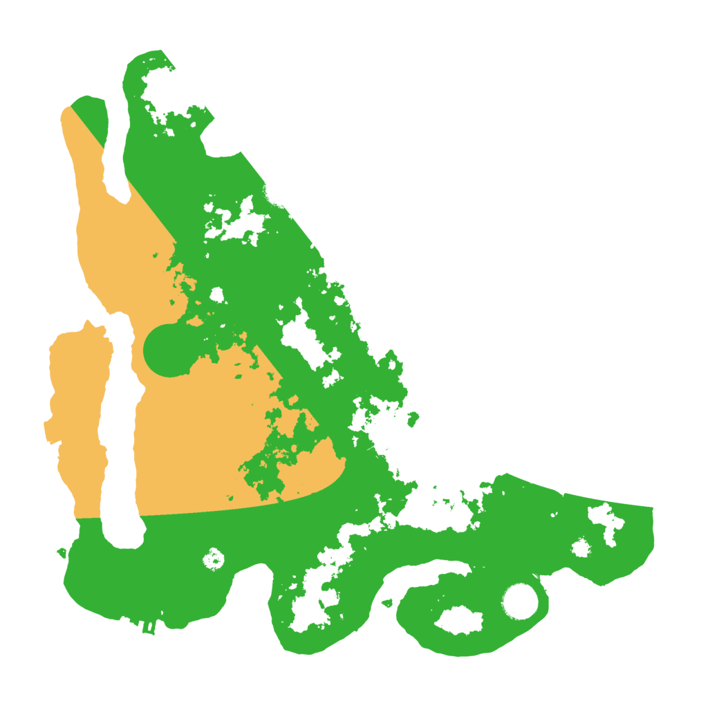 Biome Rust Map: Procedural Map, Size: 3500, Seed: 1864795053