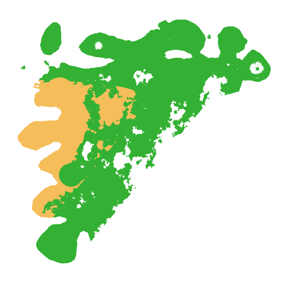 Biome Rust Map: Procedural Map, Size: 3500, Seed: 487020493