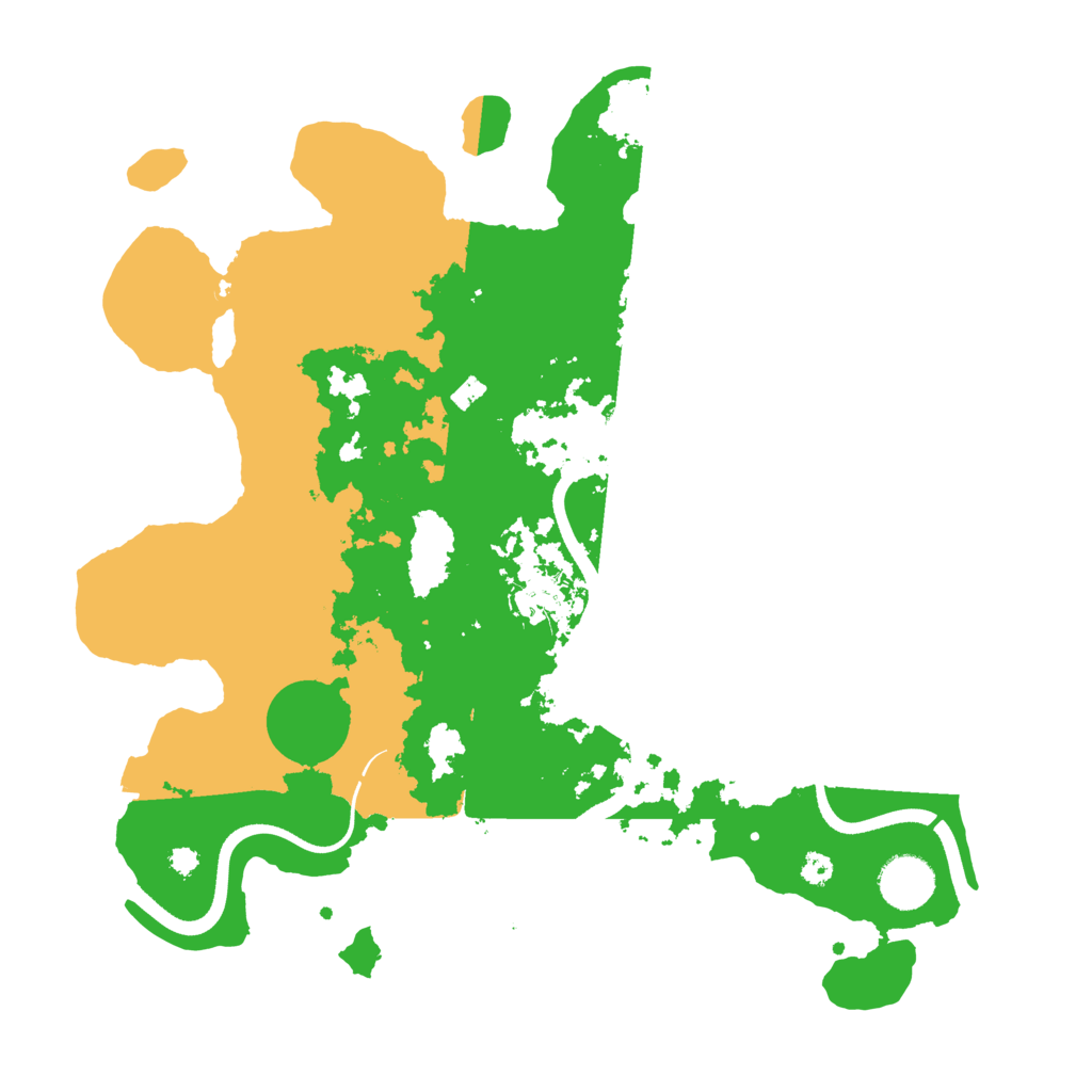 Biome Rust Map: Procedural Map, Size: 3500, Seed: 1423655651