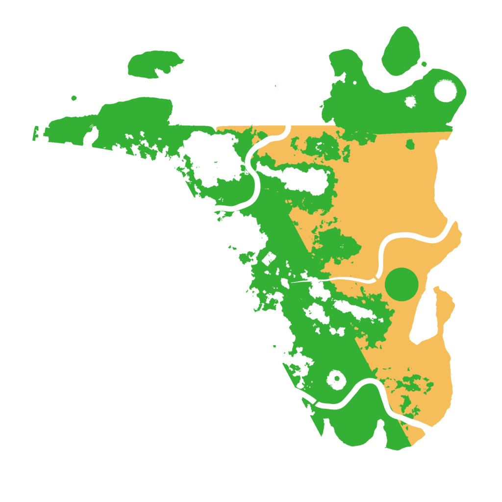 Biome Rust Map: Procedural Map, Size: 3950, Seed: 9931107