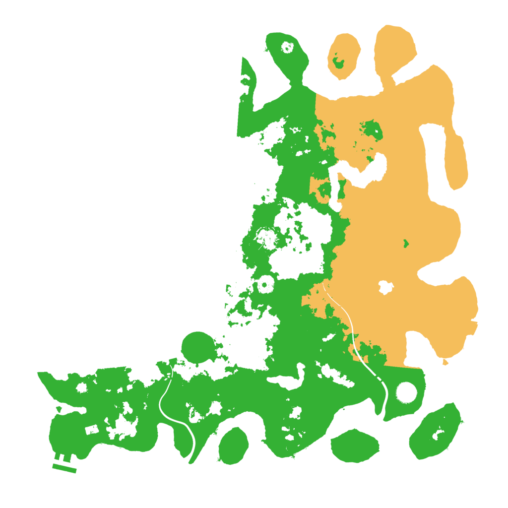 Biome Rust Map: Procedural Map, Size: 4250, Seed: 110578130