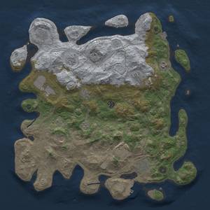 Thumbnail Rust Map: Procedural Map, Size: 4250, Seed: 2580032, 18 Monuments