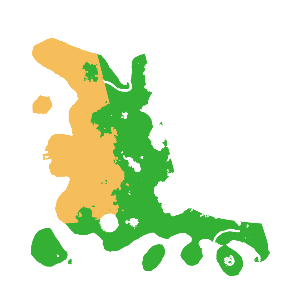 Biome Rust Map: Procedural Map, Size: 3000, Seed: 1608891483