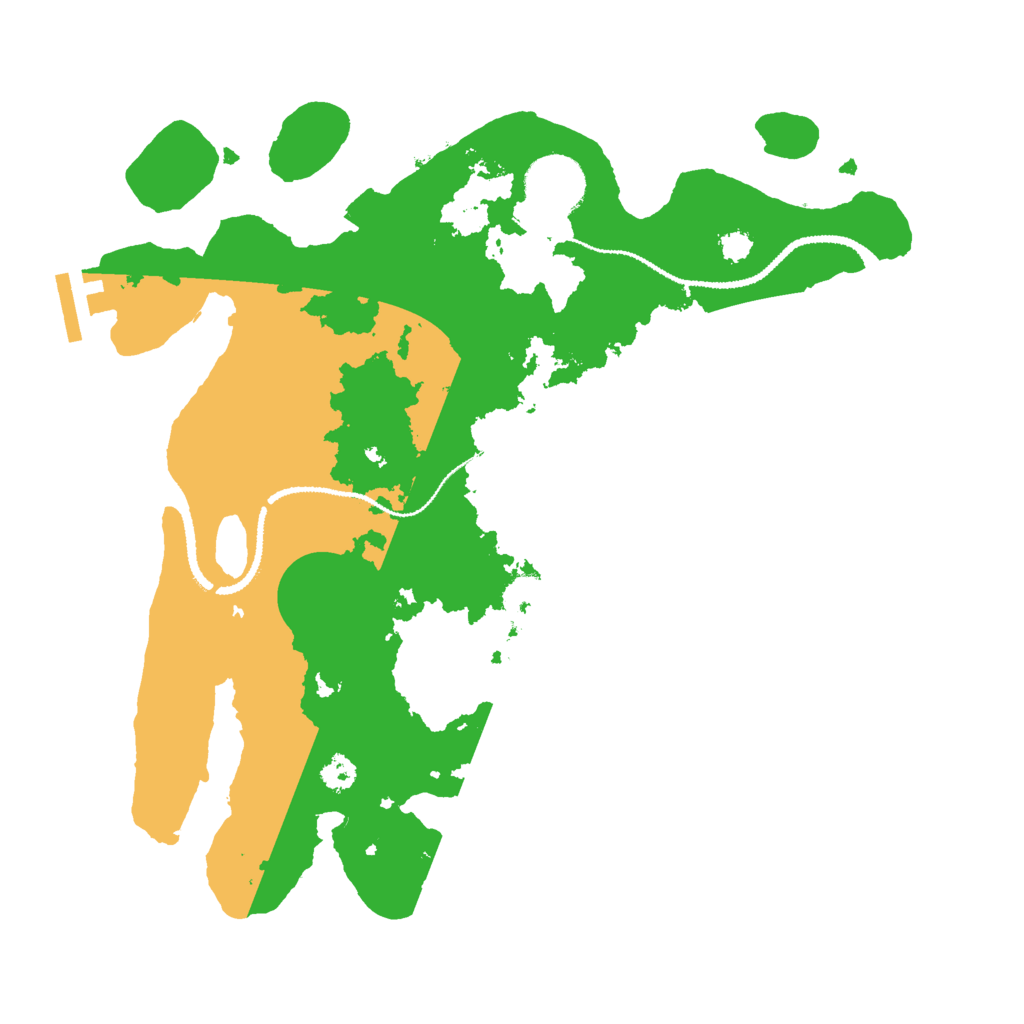 Biome Rust Map: Procedural Map, Size: 3000, Seed: 1797003268