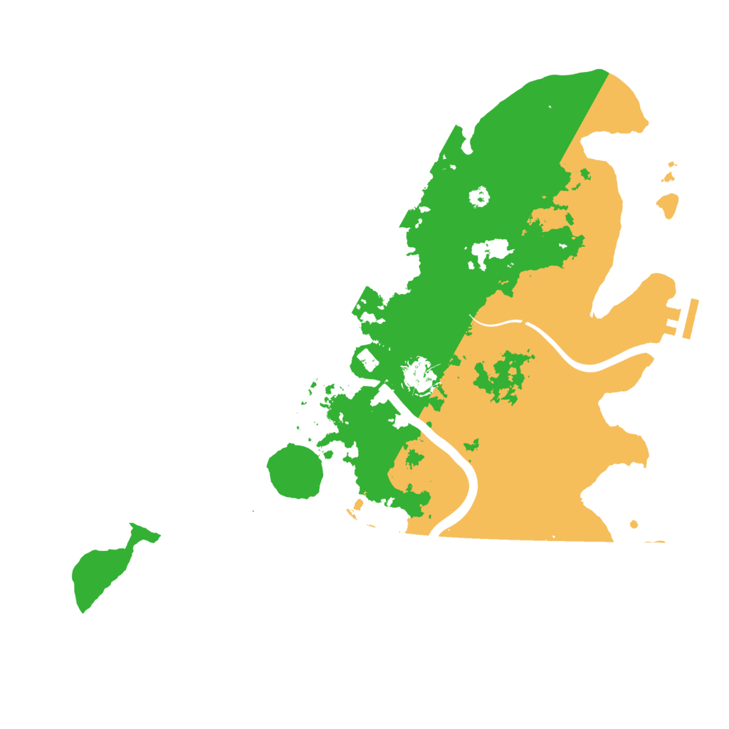 Biome Rust Map: Procedural Map, Size: 3650, Seed: 67899103