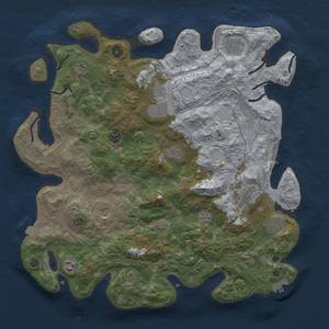 Thumbnail Rust Map: Procedural Map, Size: 4250, Seed: 1441109975, 18 Monuments