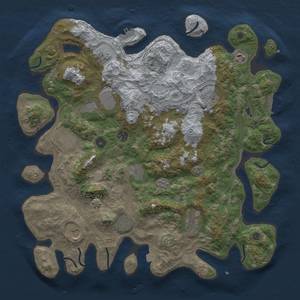 Thumbnail Rust Map: Procedural Map, Size: 4250, Seed: 1720277673, 19 Monuments