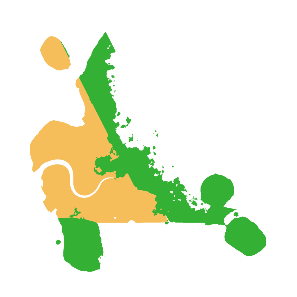 Biome Rust Map: Procedural Map, Size: 2500, Seed: 582157257
