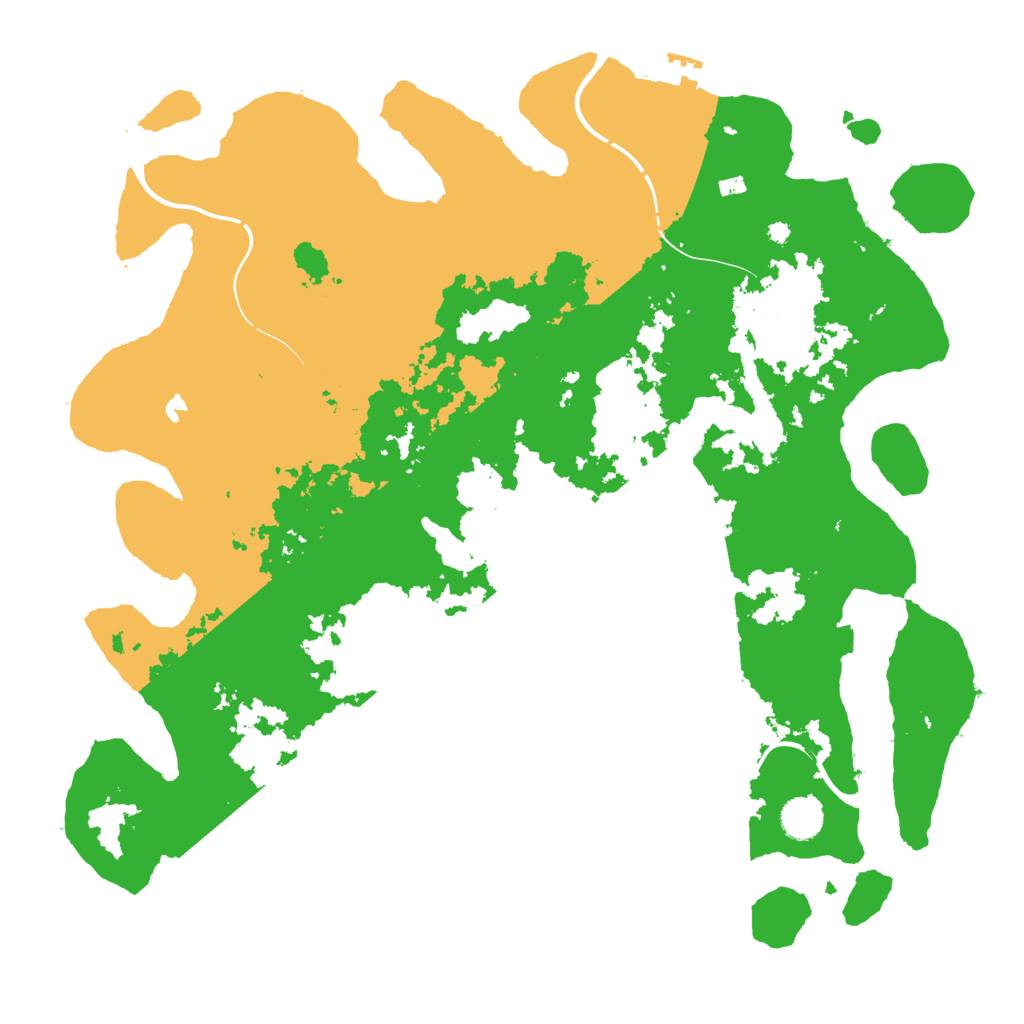 Biome Rust Map: Procedural Map, Size: 4250, Seed: 1989453434