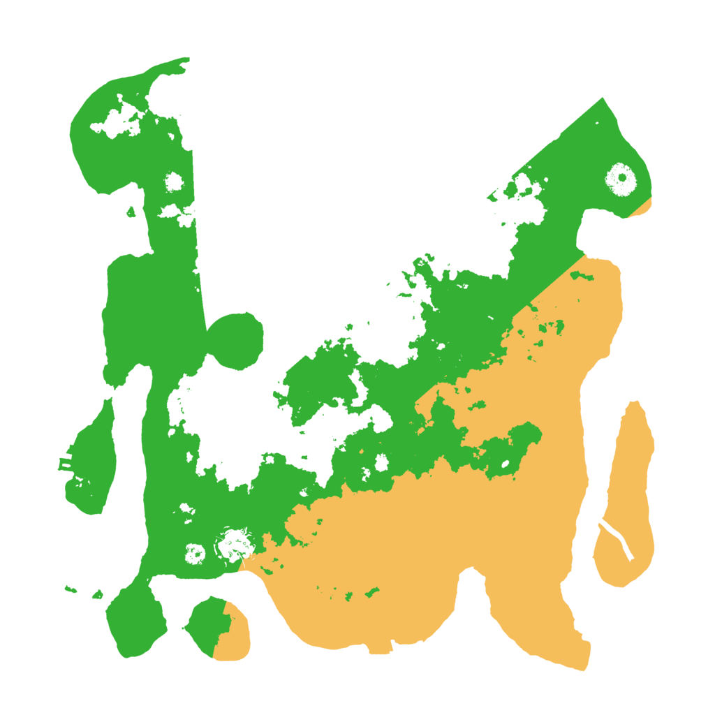 Biome Rust Map: Procedural Map, Size: 3500, Seed: 3213