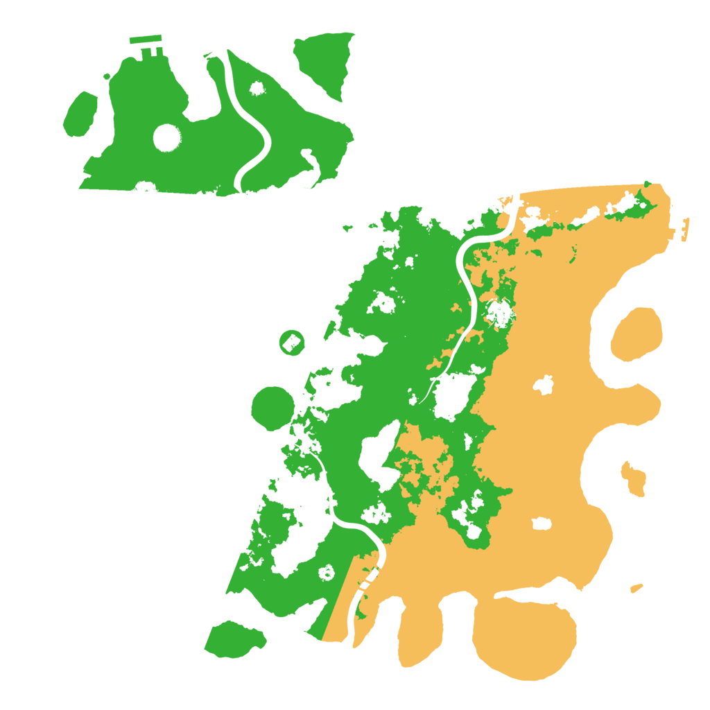 Biome Rust Map: Procedural Map, Size: 4500, Seed: 642368543