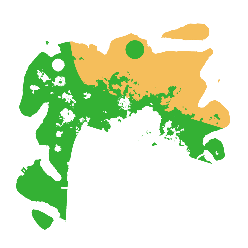 Biome Rust Map: Procedural Map, Size: 3500, Seed: 2101032861