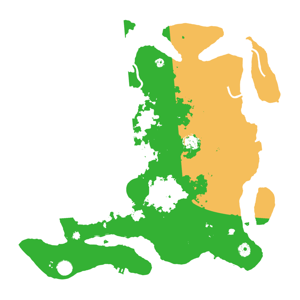 Biome Rust Map: Procedural Map, Size: 3500, Seed: 1441133105