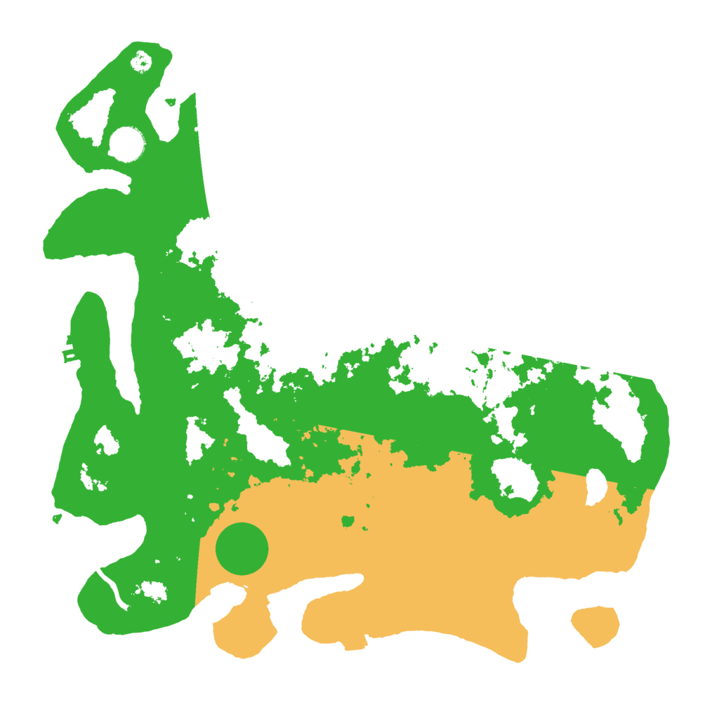 Biome Rust Map: Procedural Map, Size: 3600, Seed: 17357076