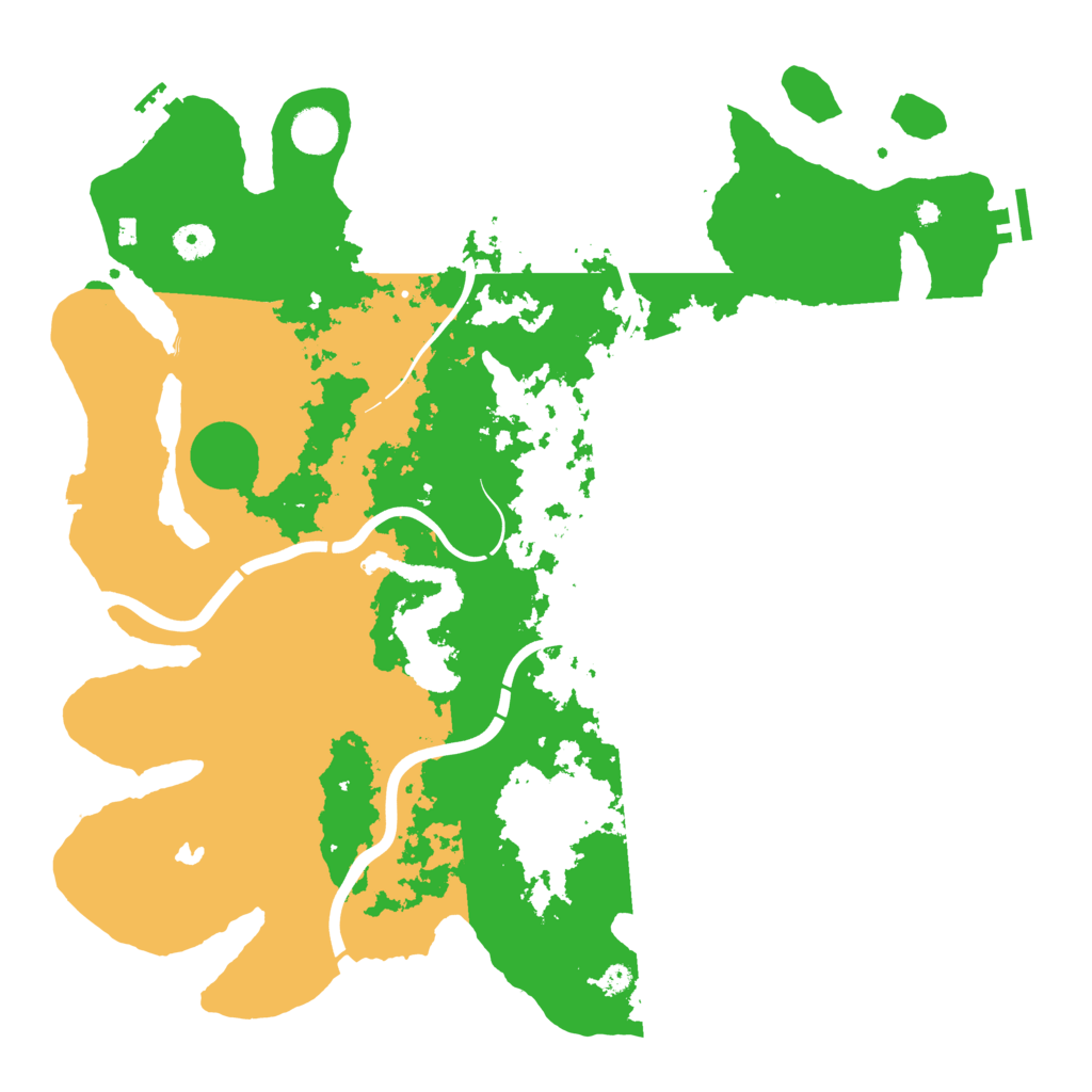 Biome Rust Map: Procedural Map, Size: 4250, Seed: 245068069
