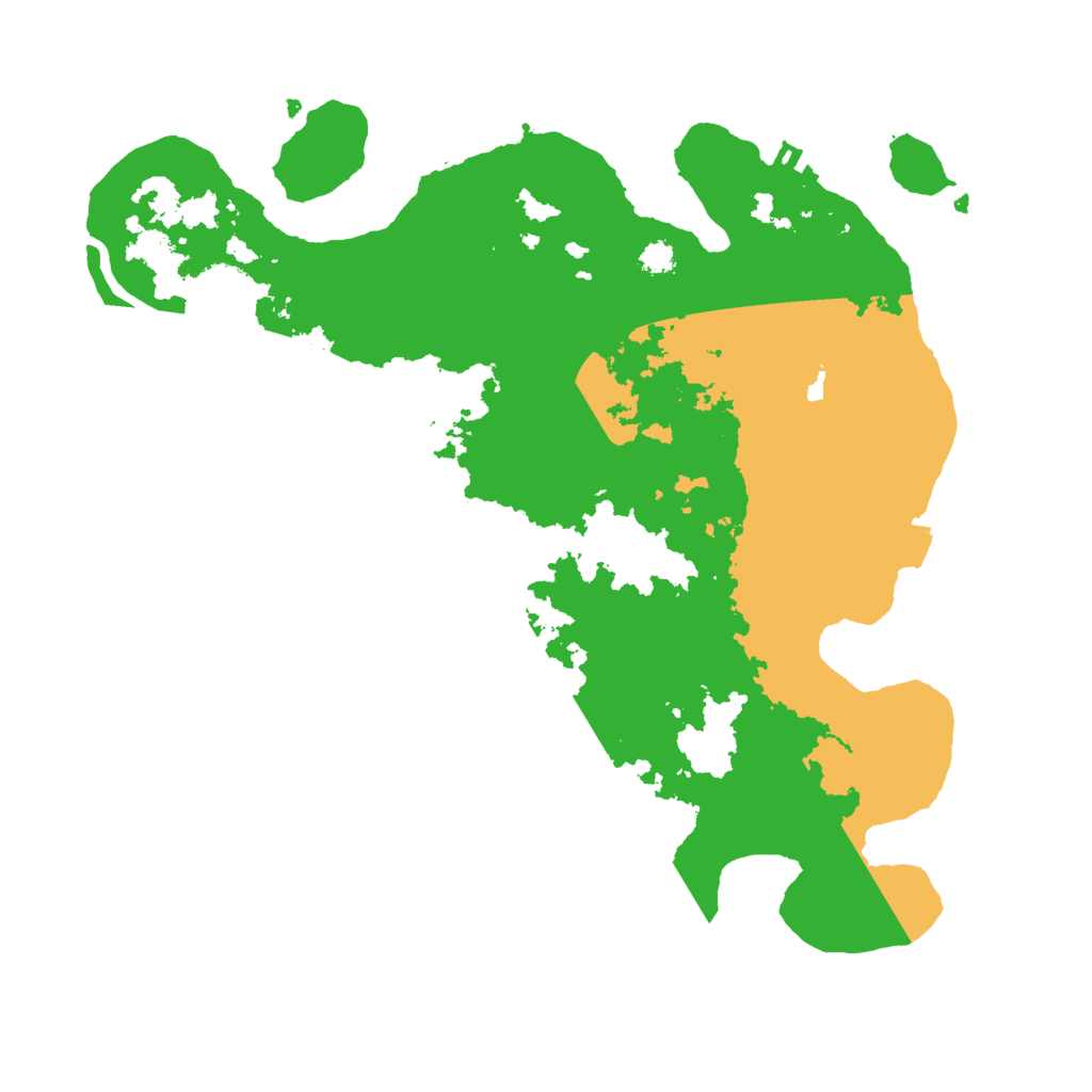 Biome Rust Map: Procedural Map, Size: 3000, Seed: 611585489