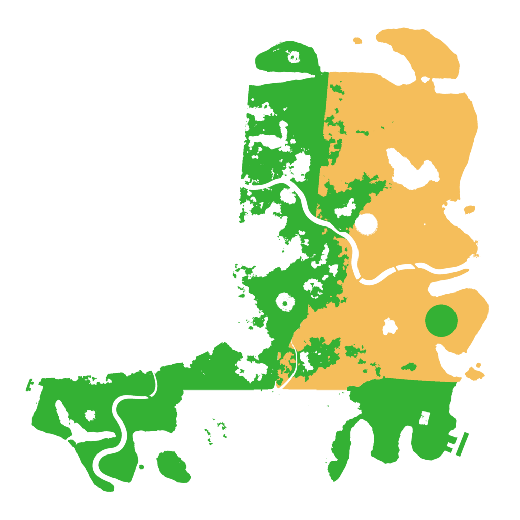 Biome Rust Map: Procedural Map, Size: 4250, Seed: 447079690
