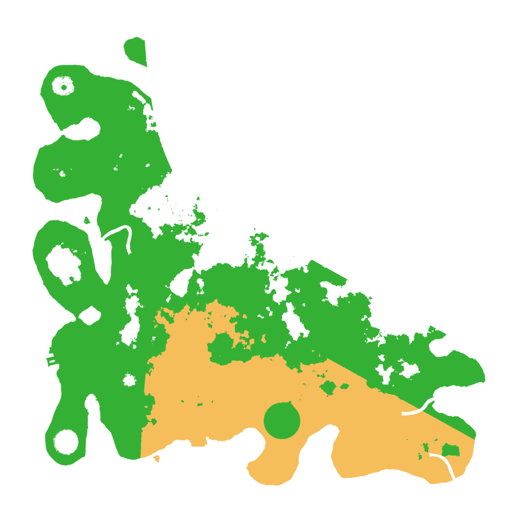 Biome Rust Map: Procedural Map, Size: 3800, Seed: 537191657