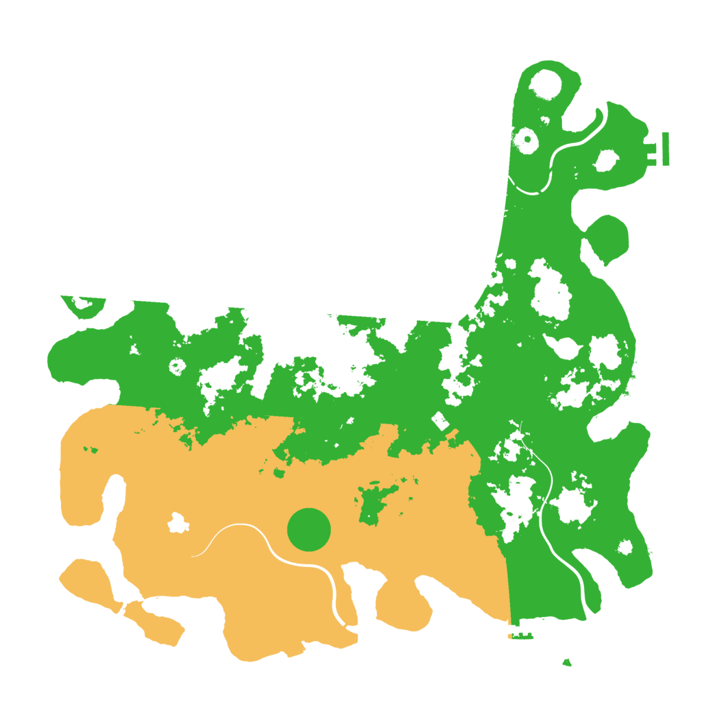 Biome Rust Map: Procedural Map, Size: 4250, Seed: 951007313