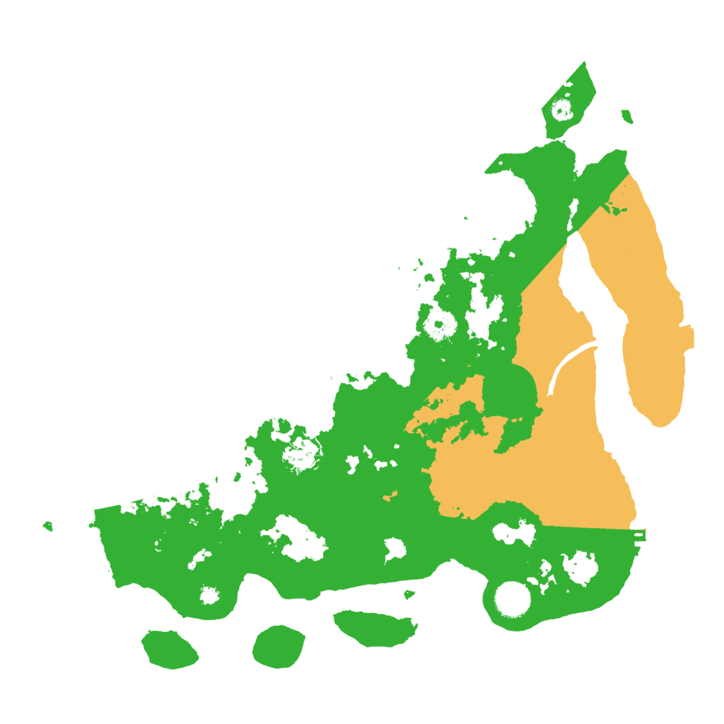 Biome Rust Map: Procedural Map, Size: 3550, Seed: 5367044