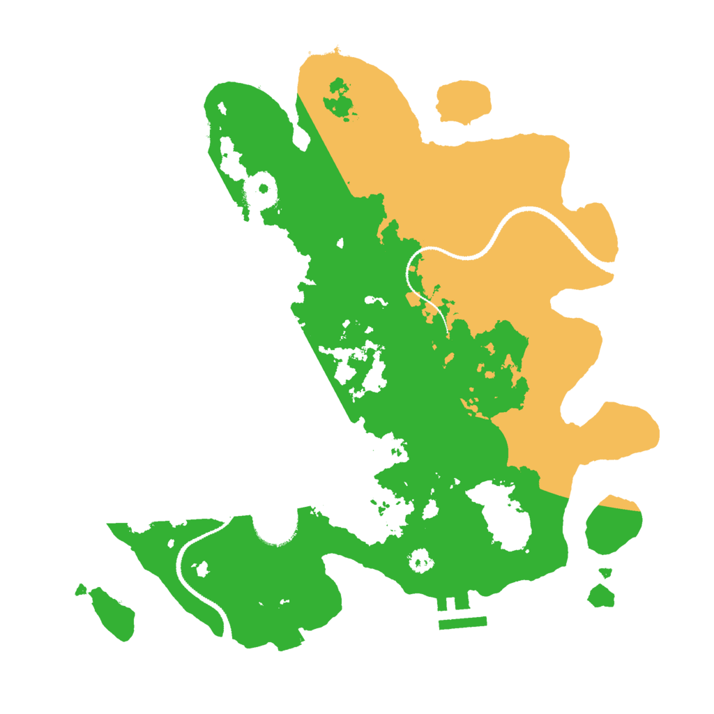 Biome Rust Map: Procedural Map, Size: 3000, Seed: 1944652595