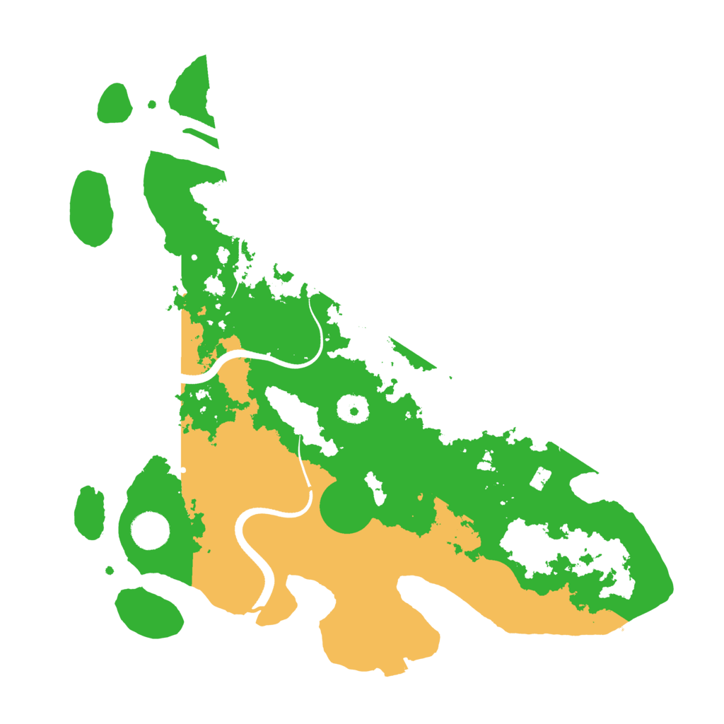 Biome Rust Map: Procedural Map, Size: 3500, Seed: 998099