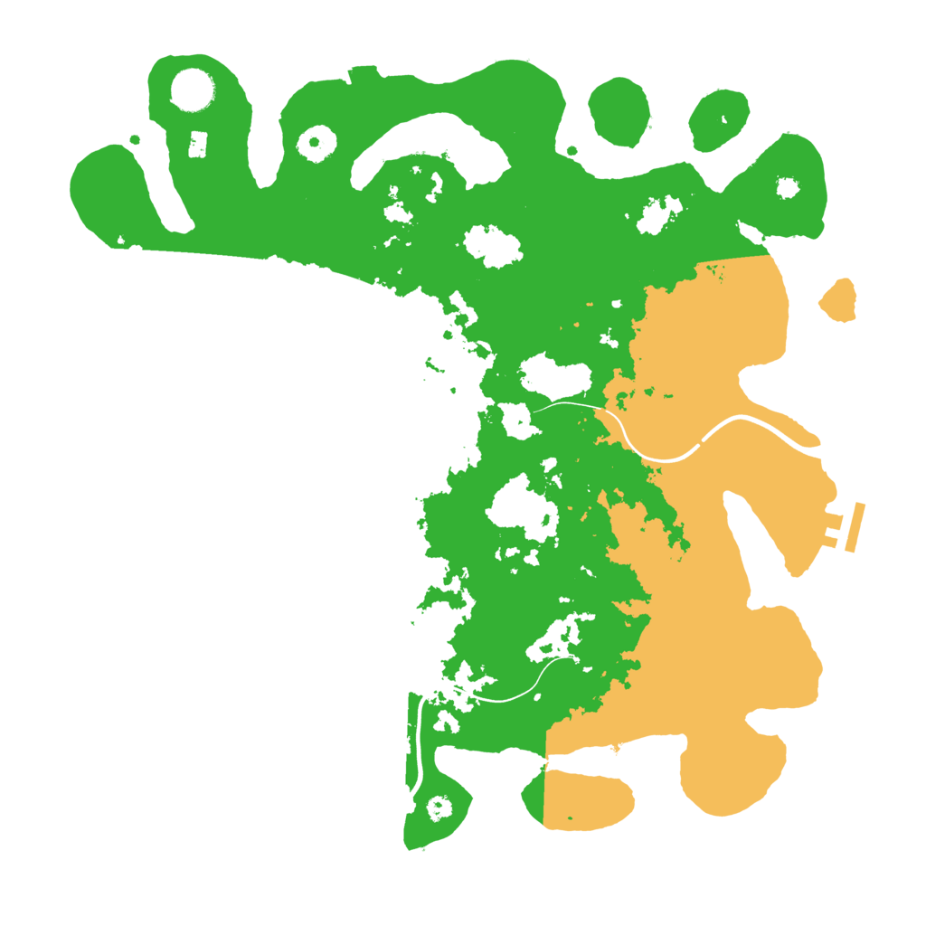 Biome Rust Map: Procedural Map, Size: 3750, Seed: 557885