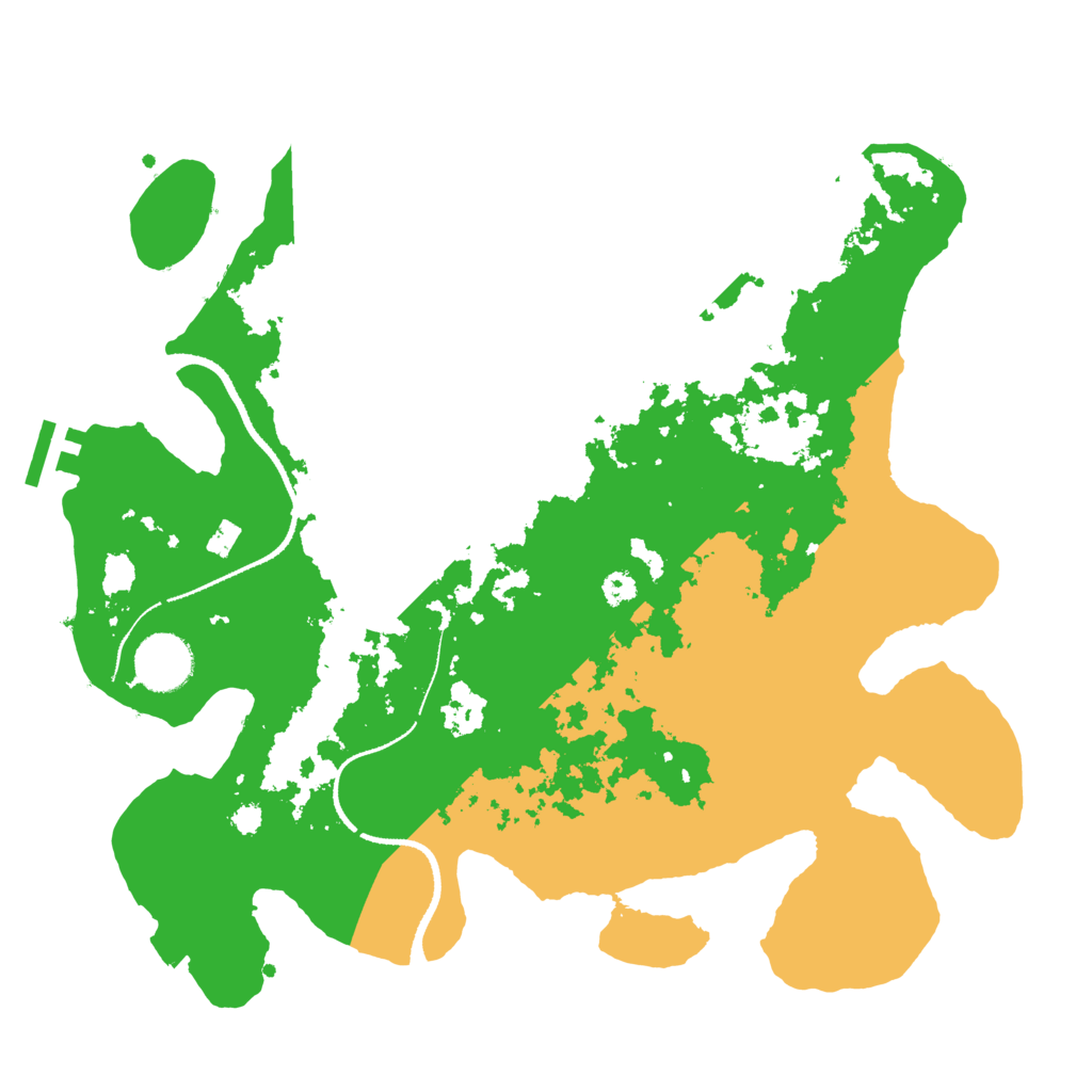 Biome Rust Map: Procedural Map, Size: 3300, Seed: 434767569