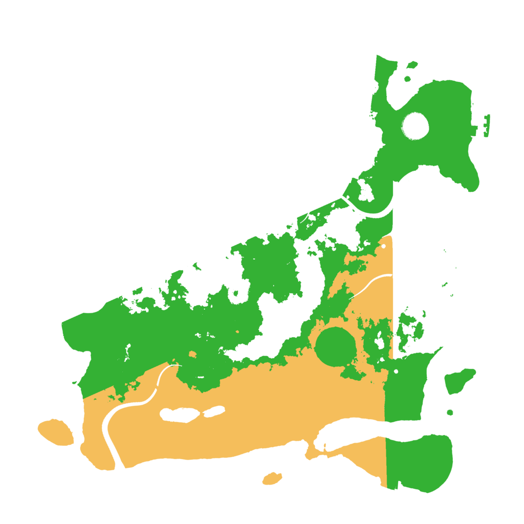 Biome Rust Map: Procedural Map, Size: 3500, Seed: 633100820