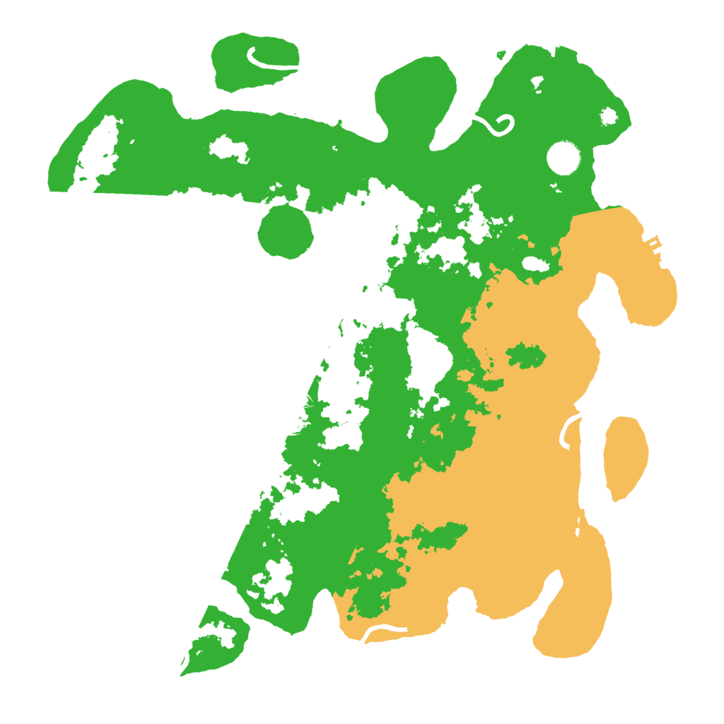 Biome Rust Map: Procedural Map, Size: 3800, Seed: 15090000