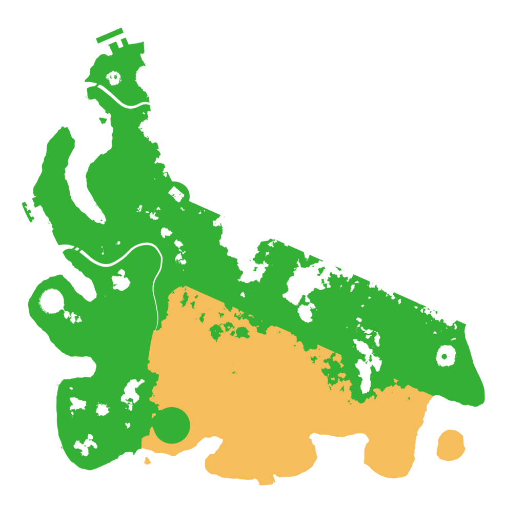 Biome Rust Map: Procedural Map, Size: 3800, Seed: 464