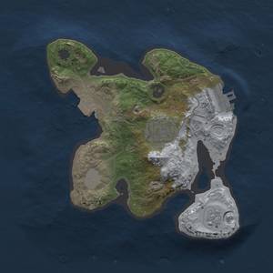 Thumbnail Rust Map: Procedural Map, Size: 2000, Seed: 884241254, 6 Monuments