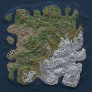 Thumbnail Rust Map: Procedural Map, Size: 4200, Seed: 804413127, 18 Monuments