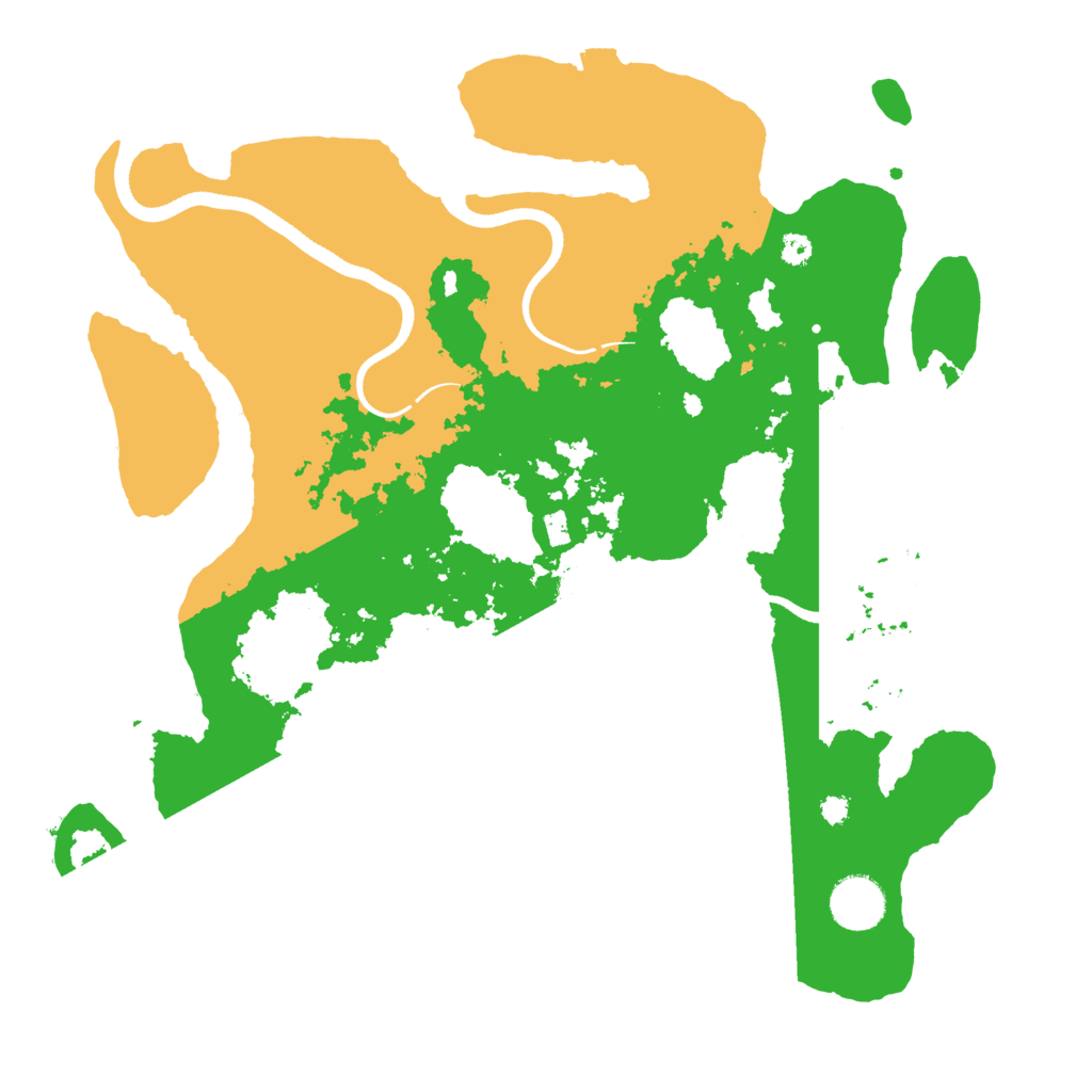 Biome Rust Map: Procedural Map, Size: 3500, Seed: 1138045509