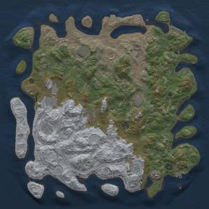 Thumbnail Rust Map: Procedural Map, Size: 4500, Seed: 1328, 19 Monuments