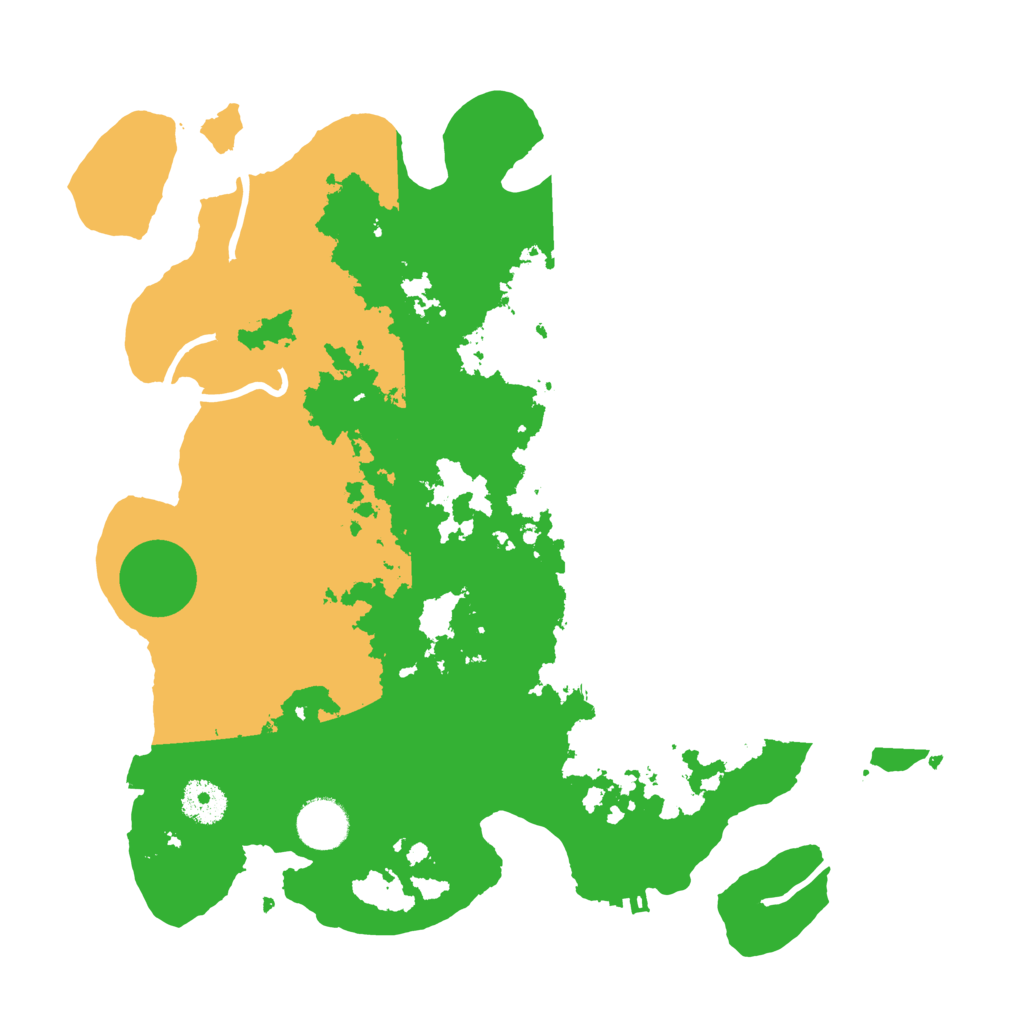 Biome Rust Map: Procedural Map, Size: 3500, Seed: 1652669068