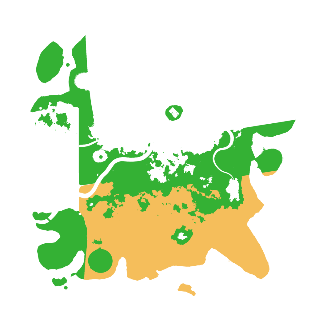 Biome Rust Map: Procedural Map, Size: 3500, Seed: 2118051517