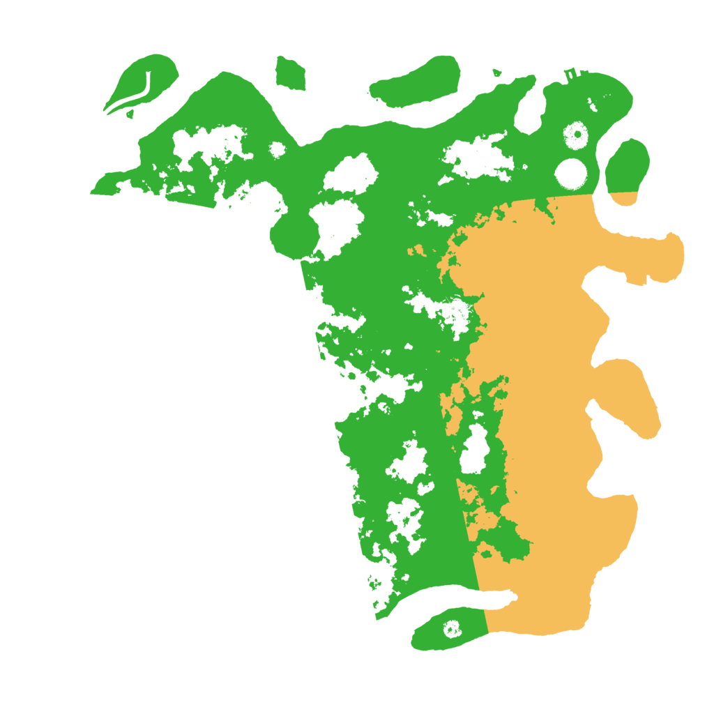 Biome Rust Map: Procedural Map, Size: 4100, Seed: 139754521