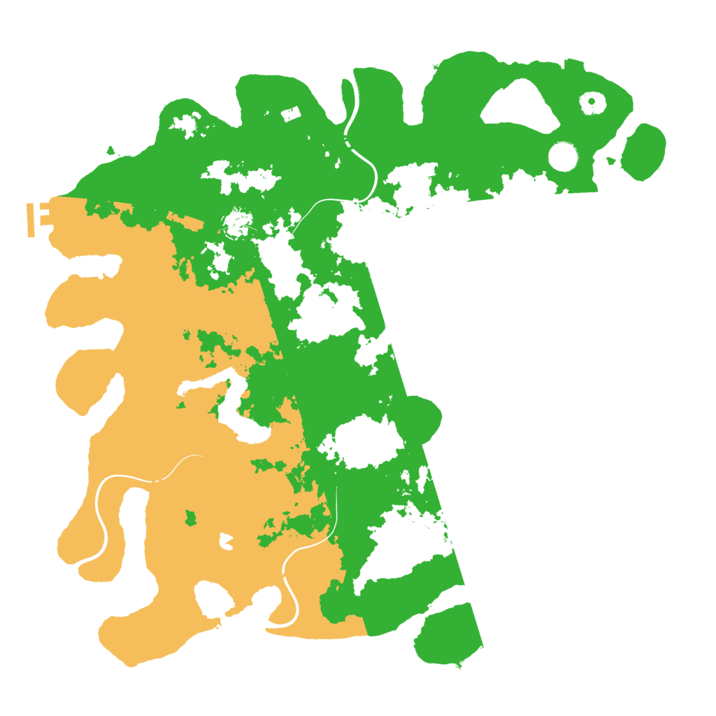 Biome Rust Map: Procedural Map, Size: 4250, Seed: 1583558004