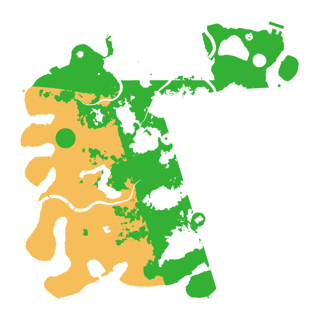 Biome Rust Map: Procedural Map, Size: 4250, Seed: 1583558004