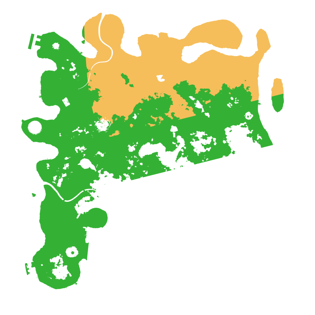 Biome Rust Map: Procedural Map, Size: 4100, Seed: 64747