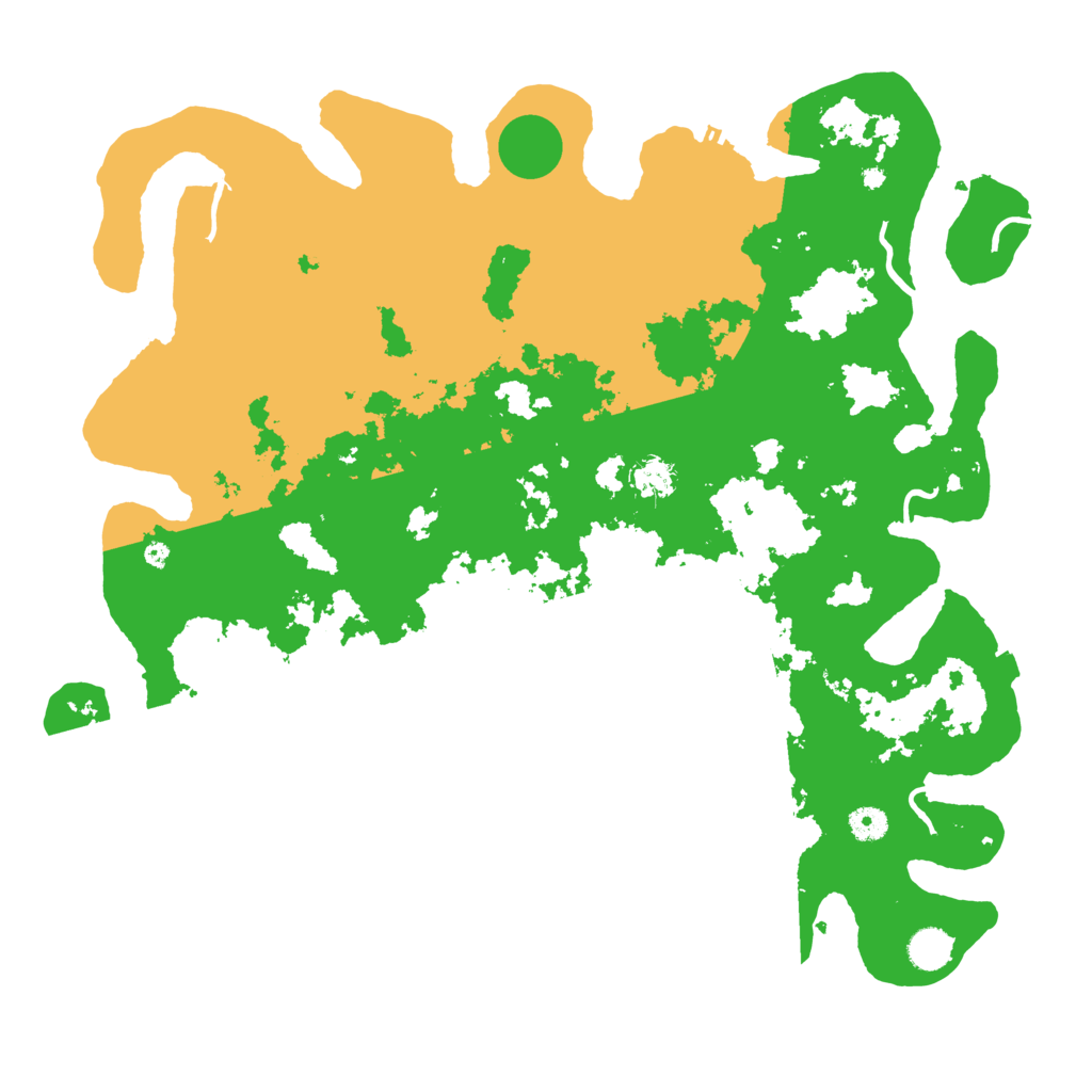 Biome Rust Map: Procedural Map, Size: 4500, Seed: 88440291