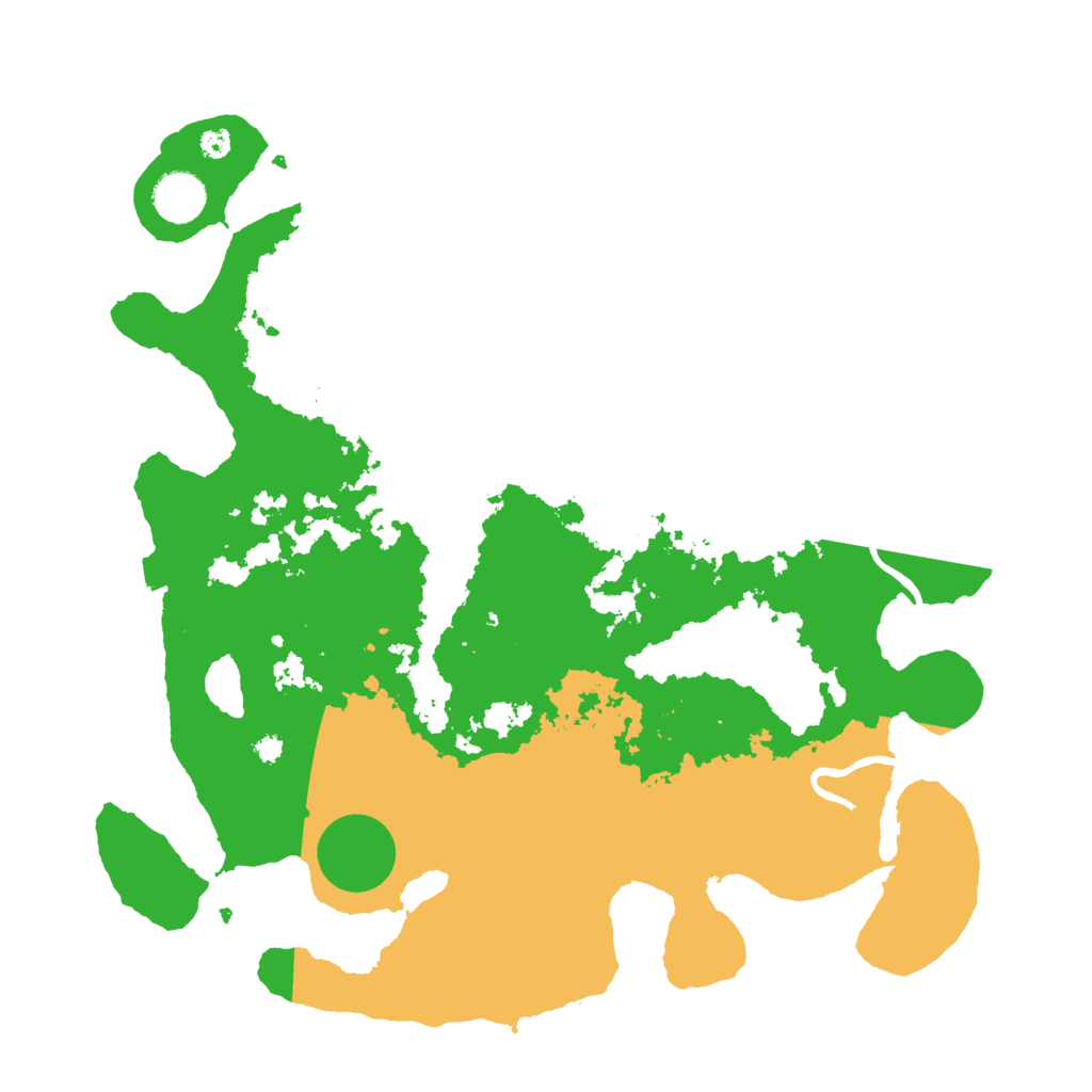 Biome Rust Map: Procedural Map, Size: 3700, Seed: 16052024