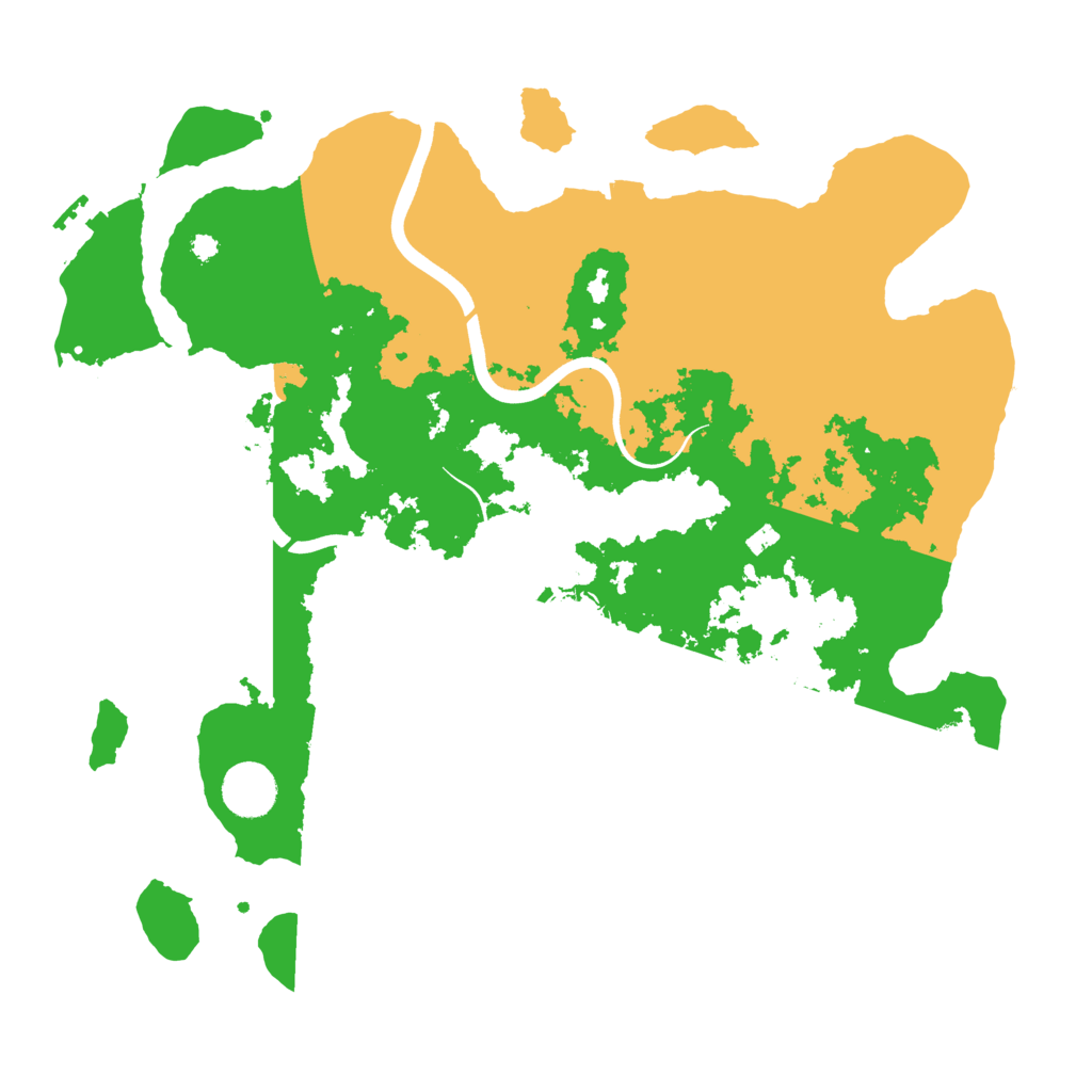 Biome Rust Map: Procedural Map, Size: 3750, Seed: 131199192