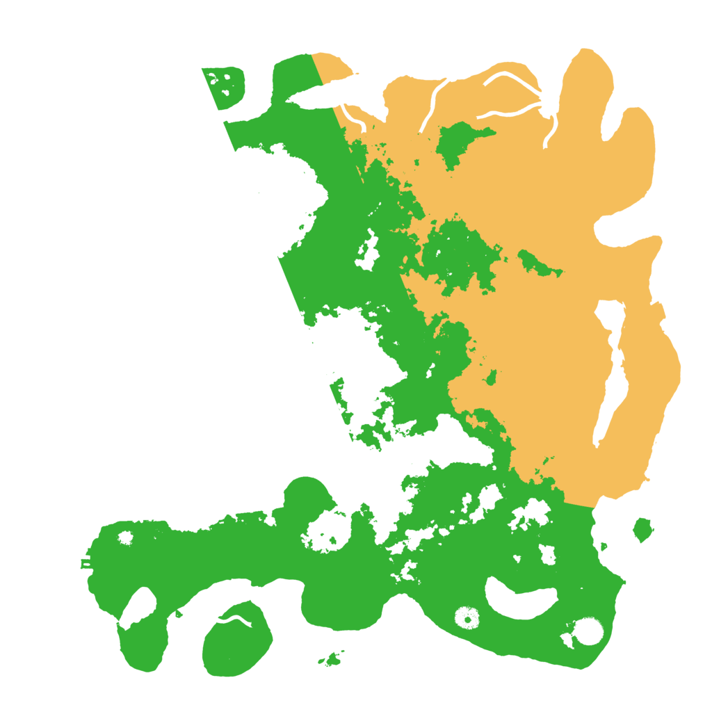 Biome Rust Map: Procedural Map, Size: 4500, Seed: 925922845